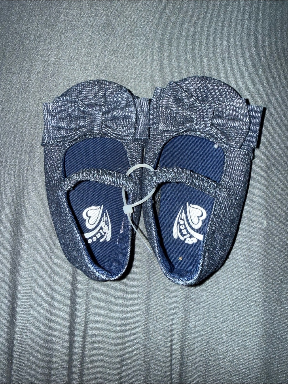 Toddler Navy Bow Ballet Flats 6-12 months